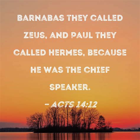 hermes bible verse|paul and barnabas called gods.